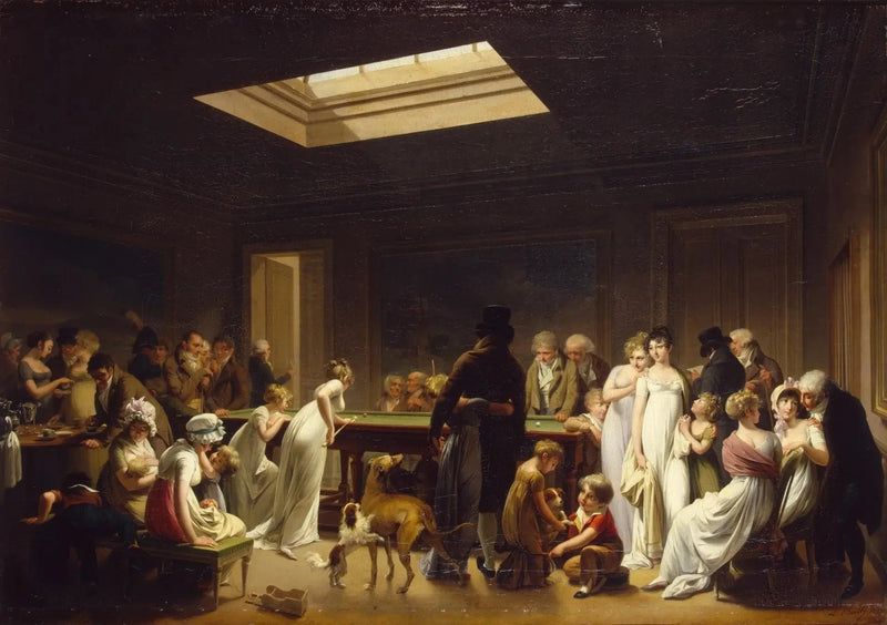 Bir bilardo oyunu - Louis-Léopold Boilly