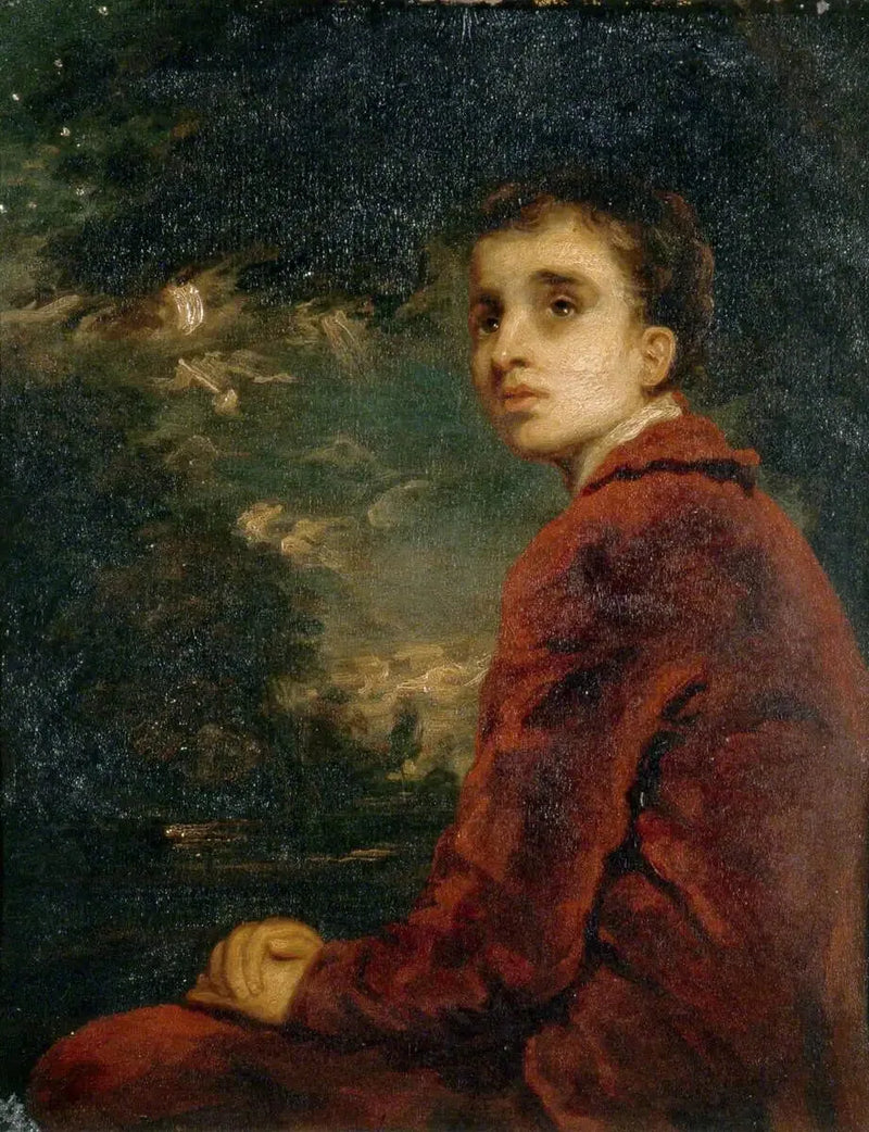 Genç bir düşünceli (muhtemelen sanatçı Mather Brown'un oğlu) - Joshua Reynolds