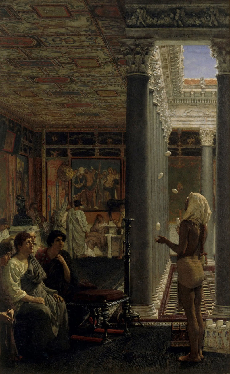 Bir jonglör - Lawrence Alma-Tadema