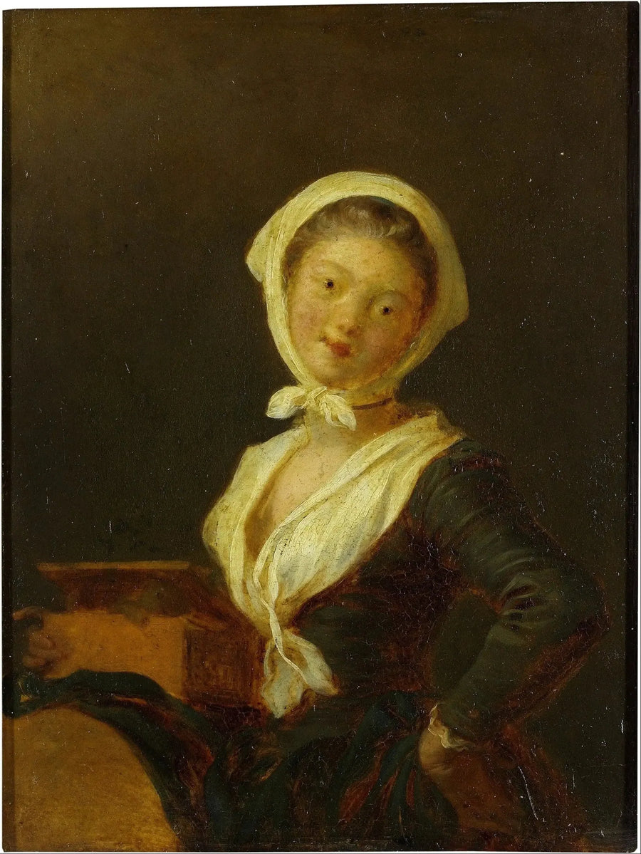 Barutçu orgu oyuncusu (Savoie kadın) - Jean-Honoré Fragonard