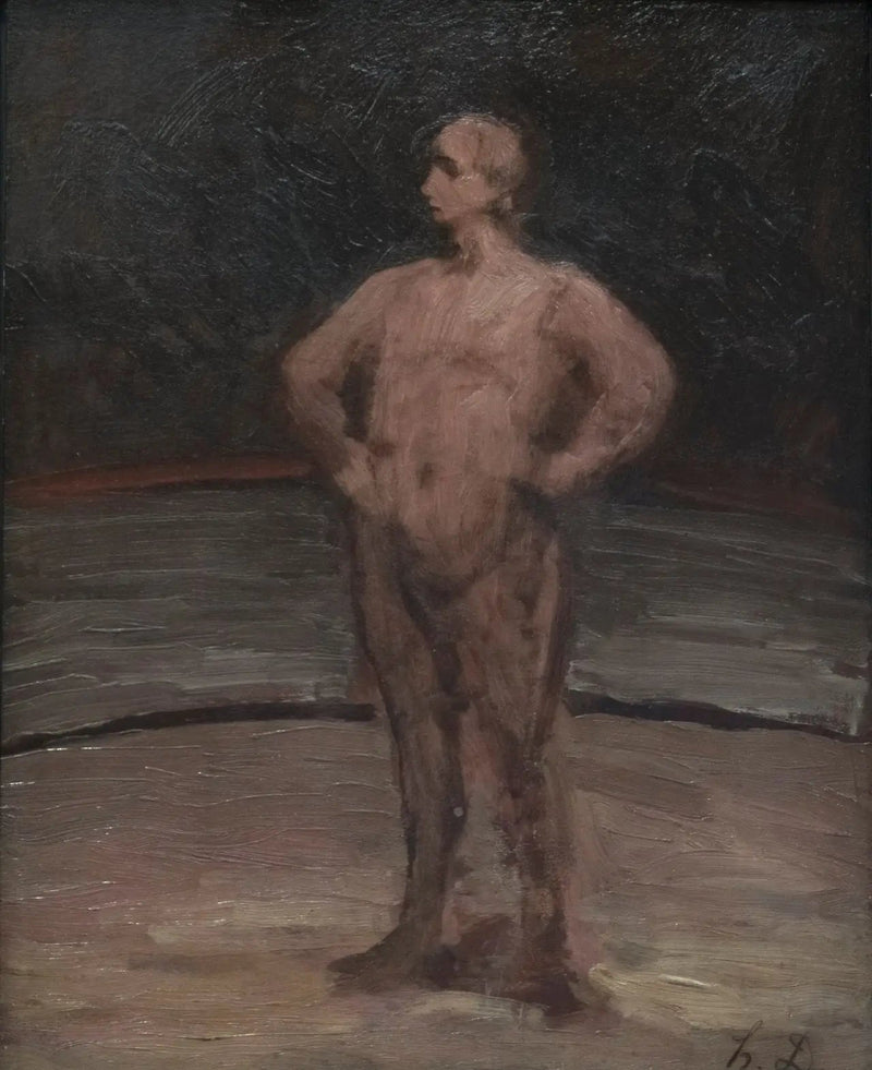 Ayakta Bir Güreşçi - Honoré Daumier
