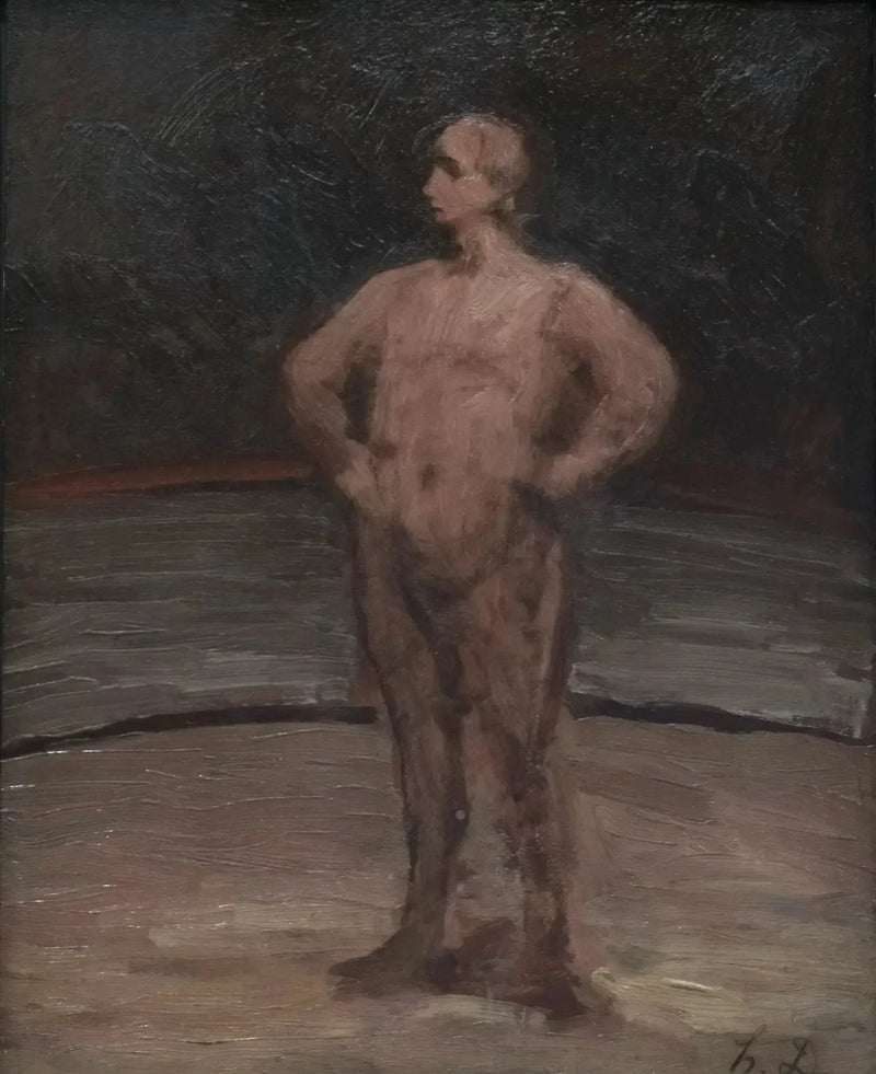 Ayakta Bir Güreşçi - Honoré Daumier