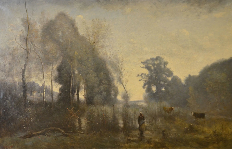 Ville-d’Avray'da Bir Sabah - Jean-Baptiste Camille Corot