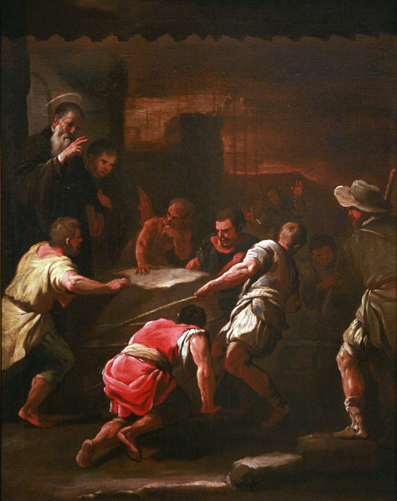 Saint Benoît'in Bir Mucizesi - Luca Giordano