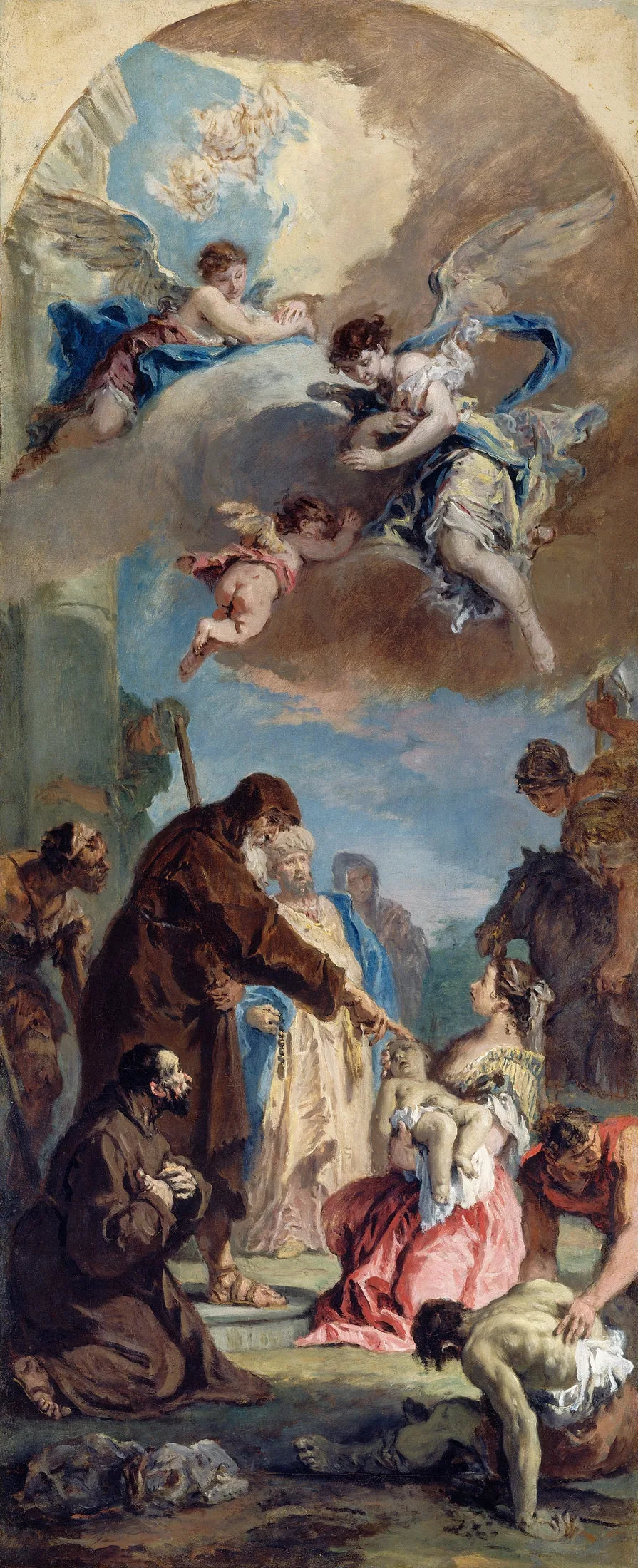 Saint François de Paule'nin Bir Mucizesi - Sebastiano Ricci