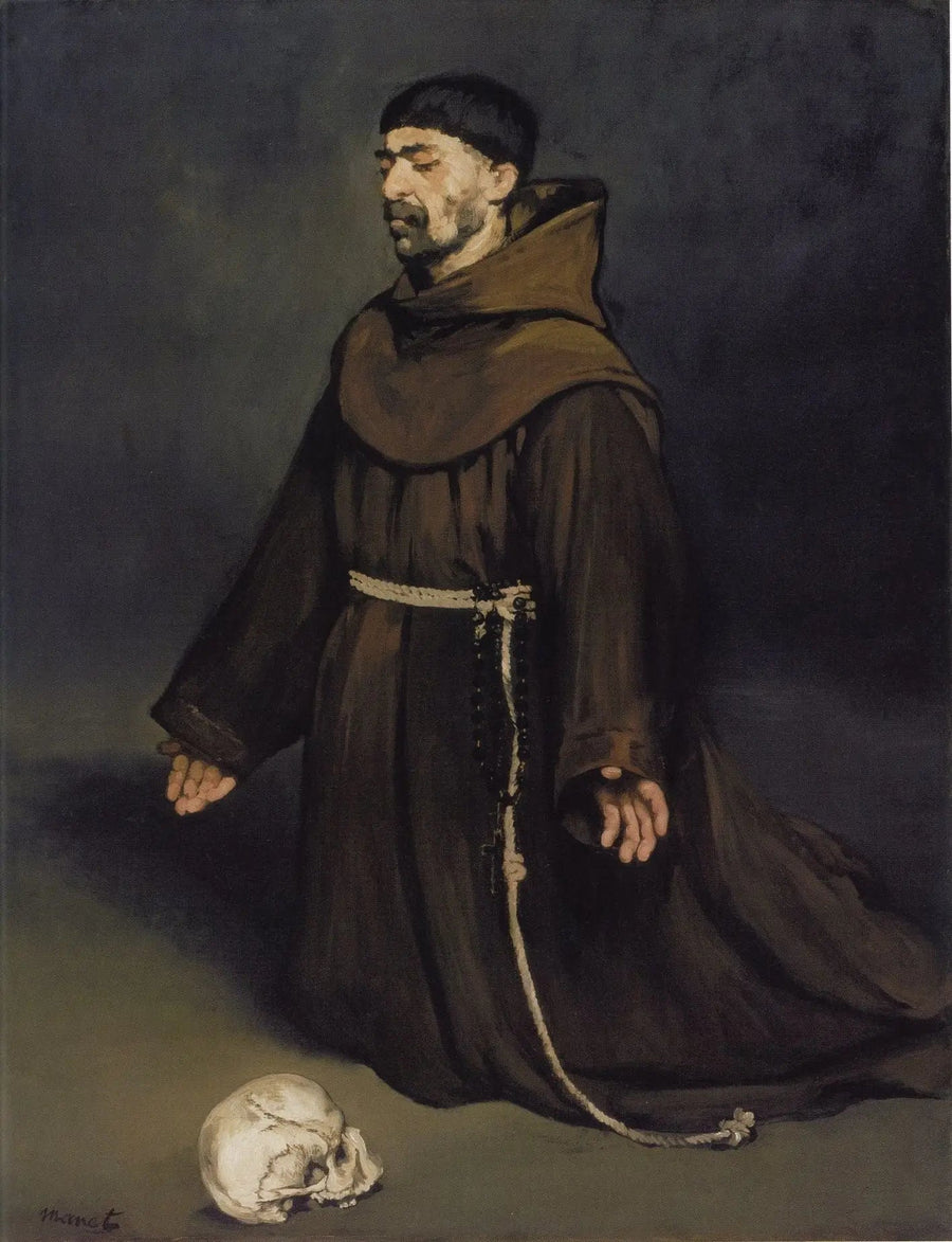 Dua Eden Bir Rahip - Édouard Manet