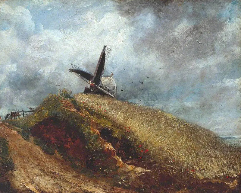 Brighton yakınlarında bir rüzgar değirmeni - John Constable