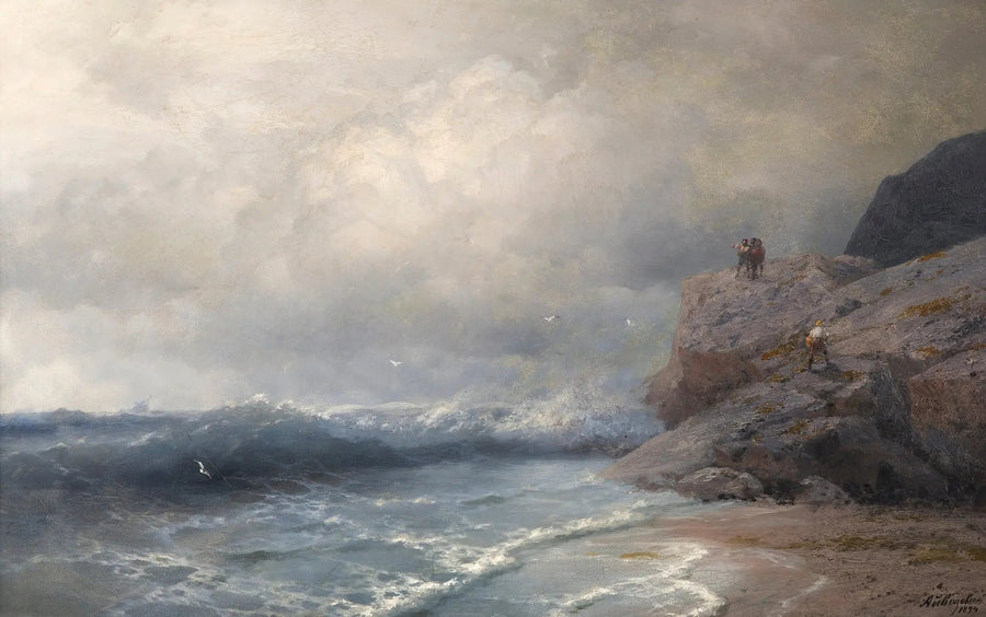 Tehlikedeki Bir Gemi - Ivan Aïvazovski