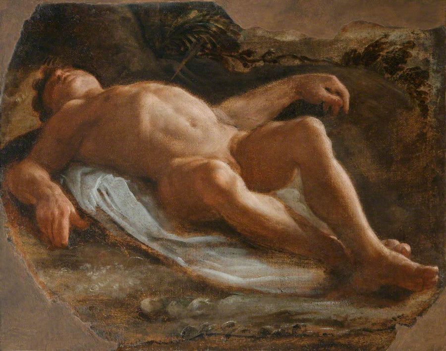 Uzun Erkek Vücut Parçalı Figür - Annibale Carracci