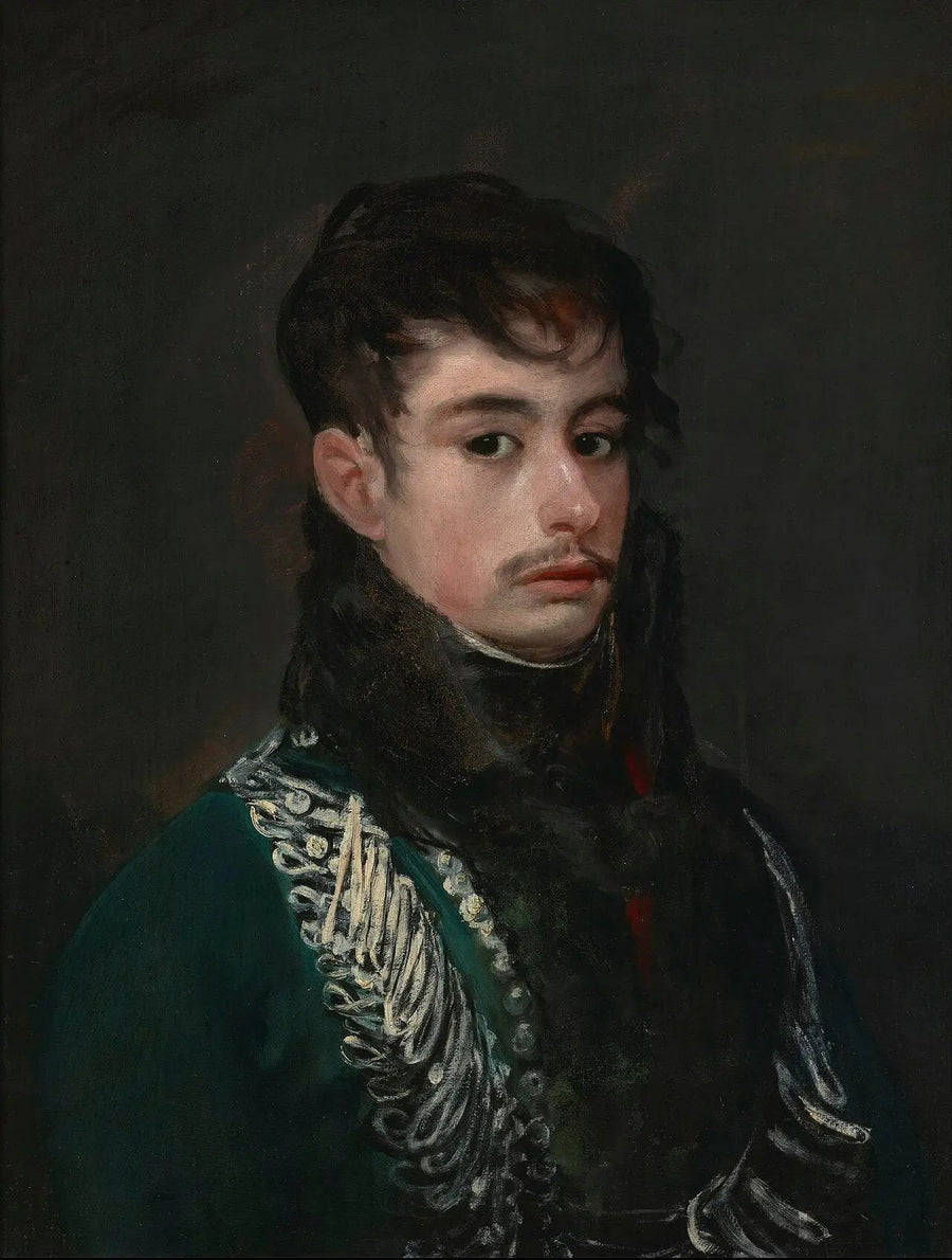 Bir subay (muhtemelen Teba Kontu) - Francisco de Goya