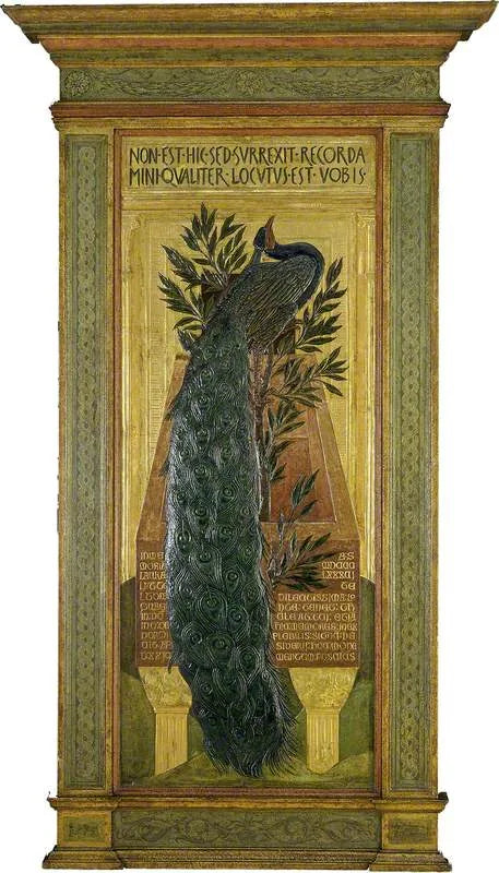 Bir Tavuskuşu - Edward Burne-Jones