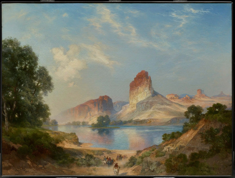 Bir Hint Cenneti (Green River, Wyoming) - Thomas Moran