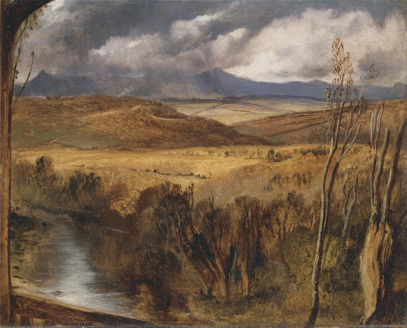 Yüksek ovalar manzarası - Edwin Henry Landseer