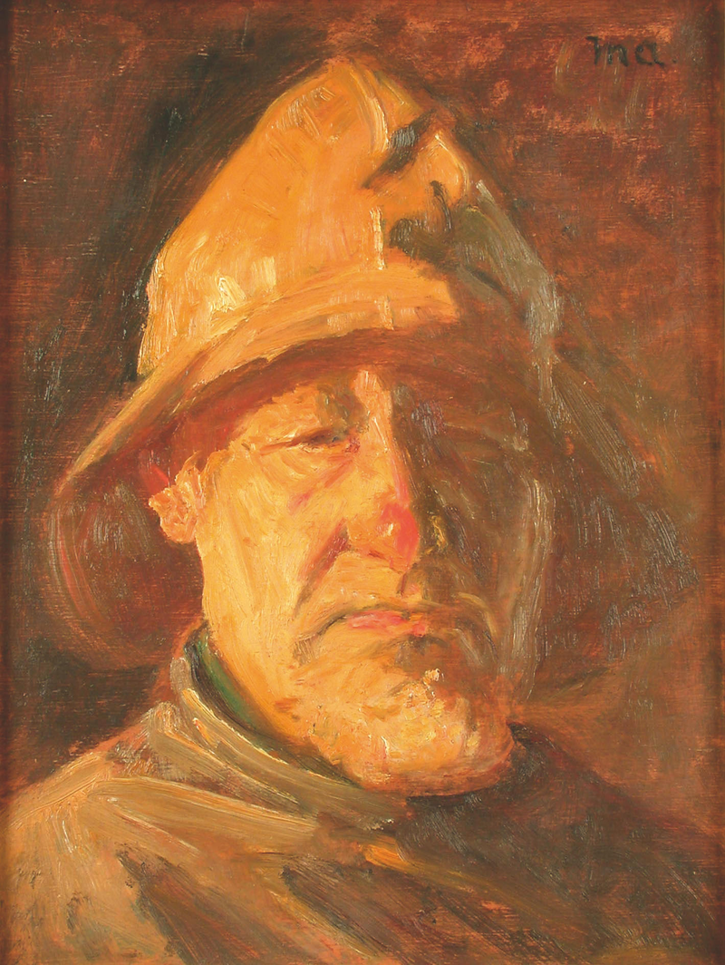 Fırtınalara karşı sertleşmiş bir balıkçı - Michael Peter Ancher