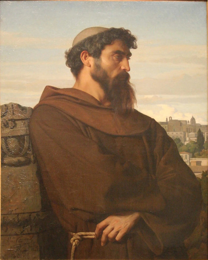 Bir Düşünür, Genç Romen Keşiş - Alexandre Cabanel