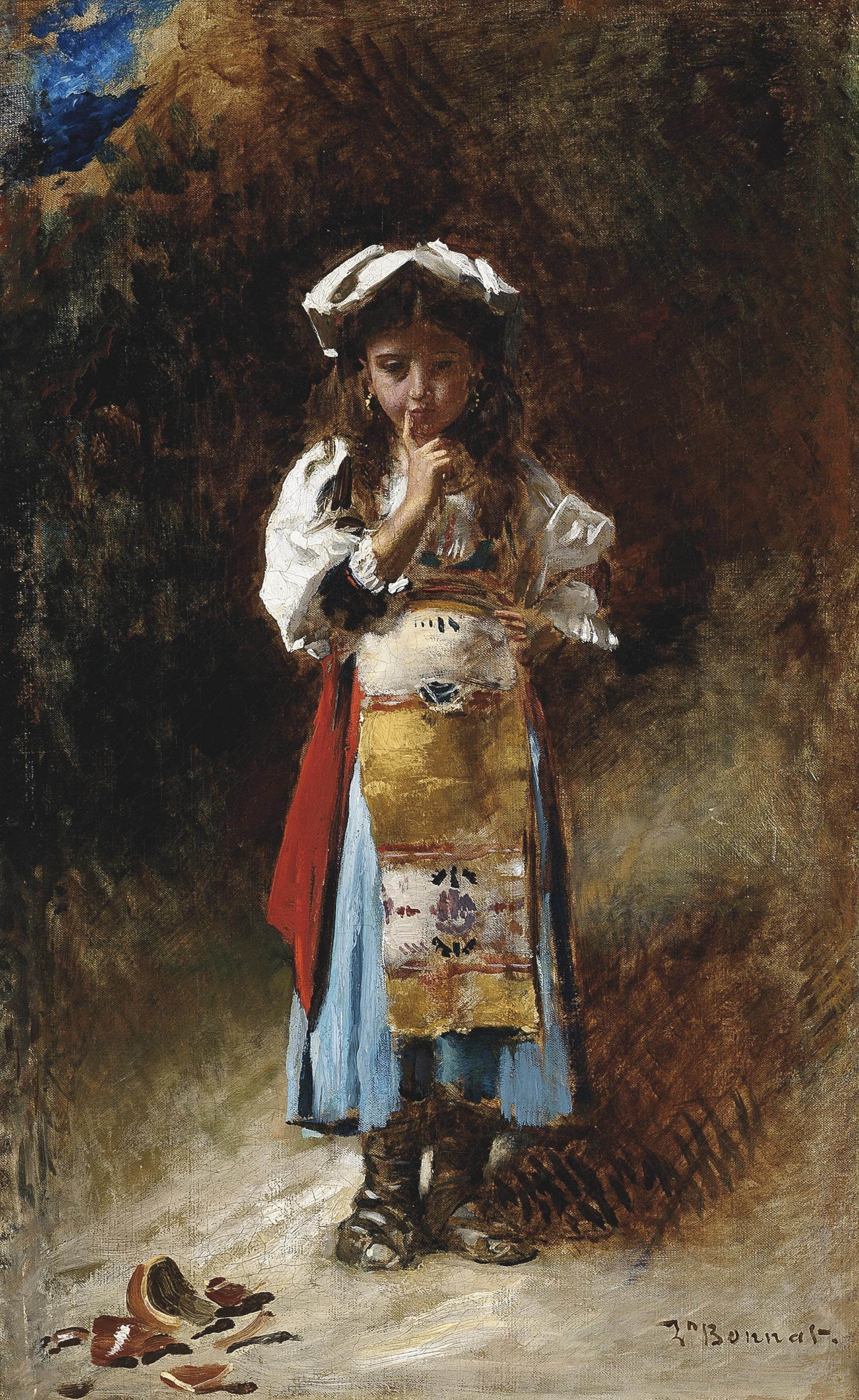 Un petit accident - Léon Bonnat