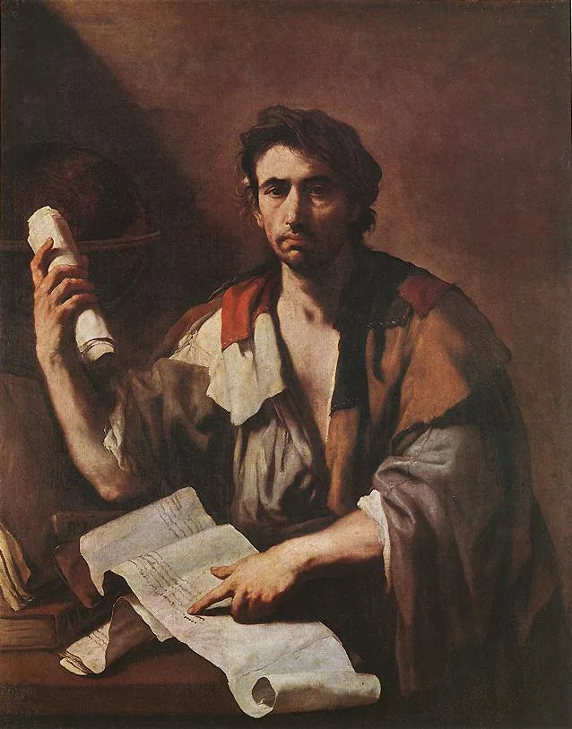 Siyahçı bir filozof - Luca Giordano