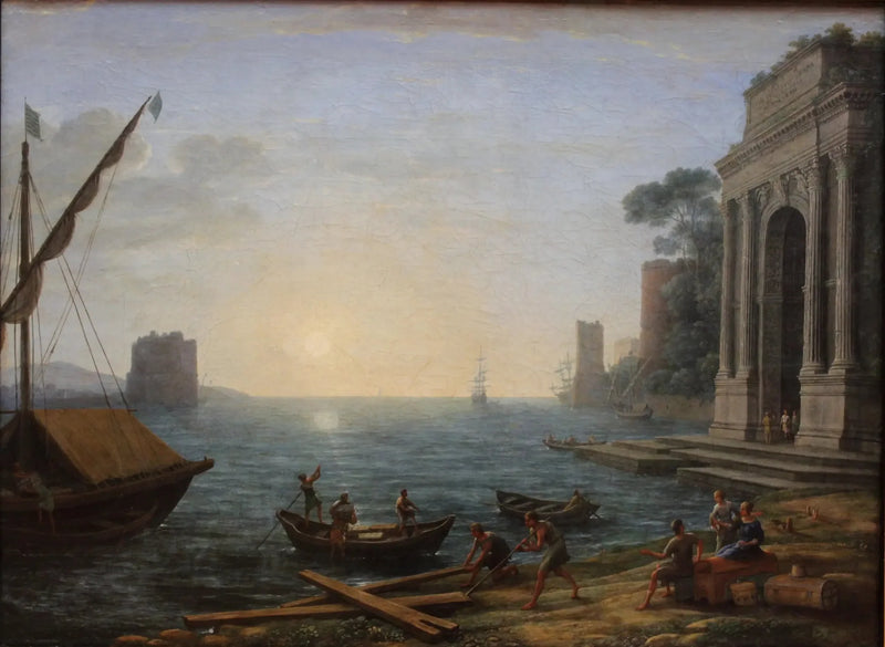Gün doğarken bir liman - Claude Lorrain
