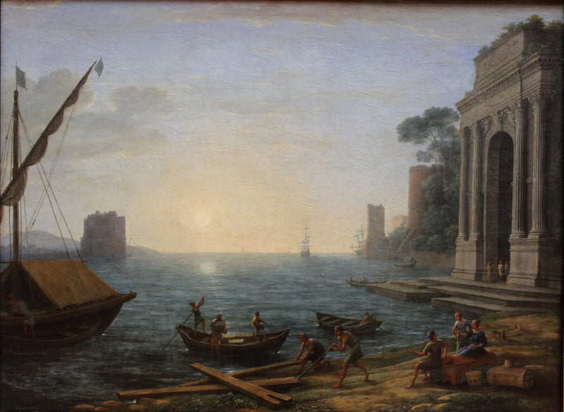 Gün doğarken bir liman - Claude Lorrain