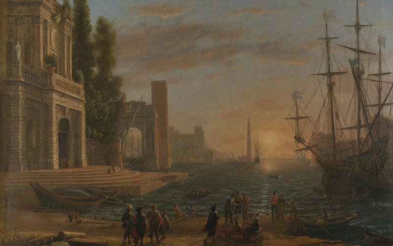 Bir liman - Claude Lorrain