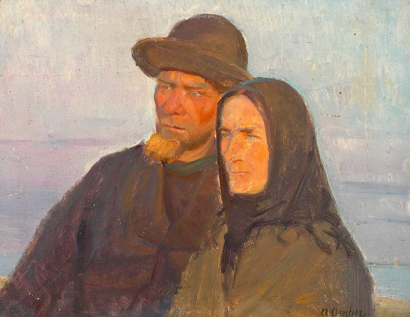 Ole Markstrøm ve eşinin portresi. - Anna Ancher