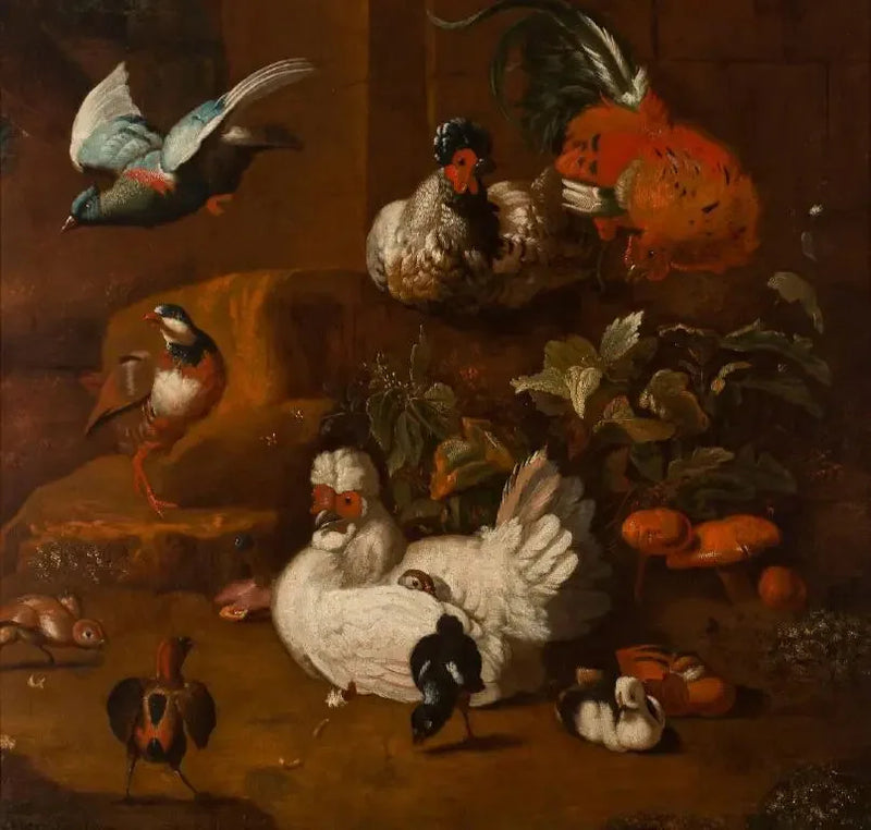Kuşların Toplanması - Melchior de Hondecoeter