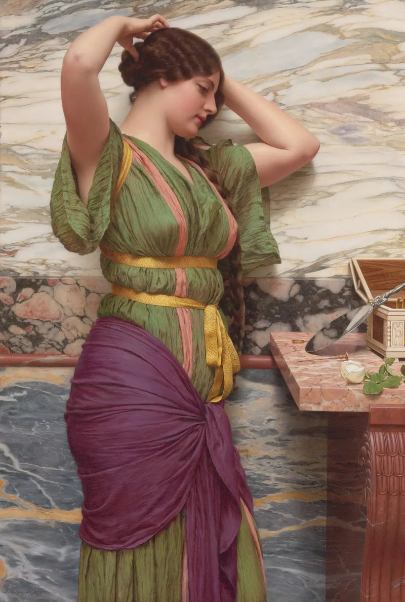 Beğenilen Bir Yansıma - John William Godward