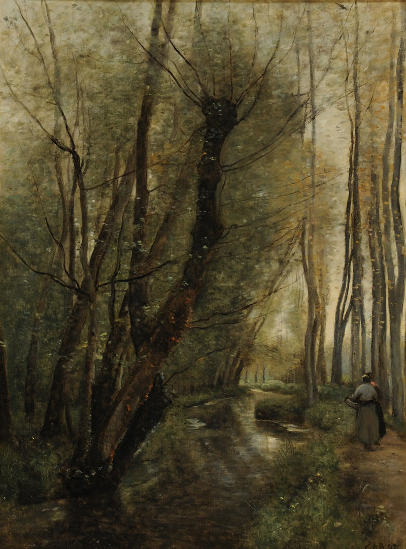 Bir dere, Beauvais civarı - Jean-Baptiste Camille Corot
