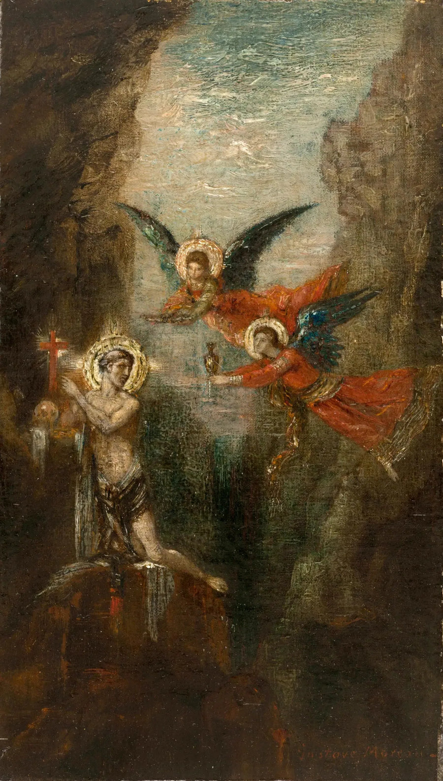 Çöl'de Bir Aziz - Gustave Moreau