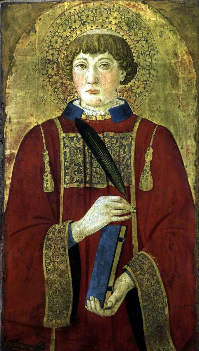 Bir aziz şehit (muhtemelen Aziz Laurent) - Cosimo Rosselli