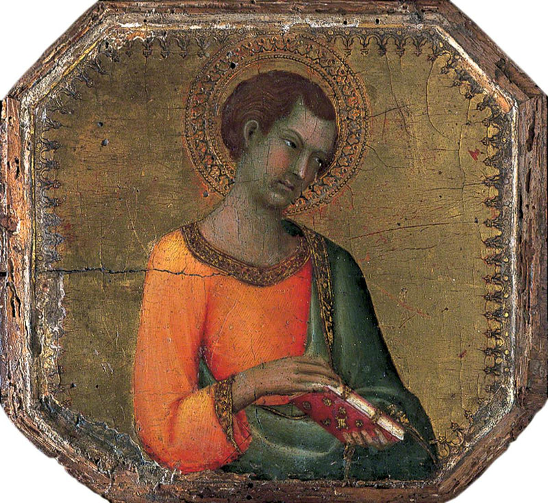 Bir aziz, bir kitap tutuyor - Simone Martini