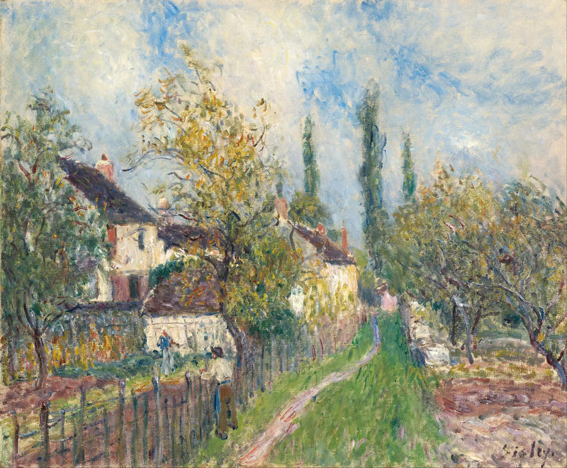 Sablons'taki Bir Patika - Alfred Sisley