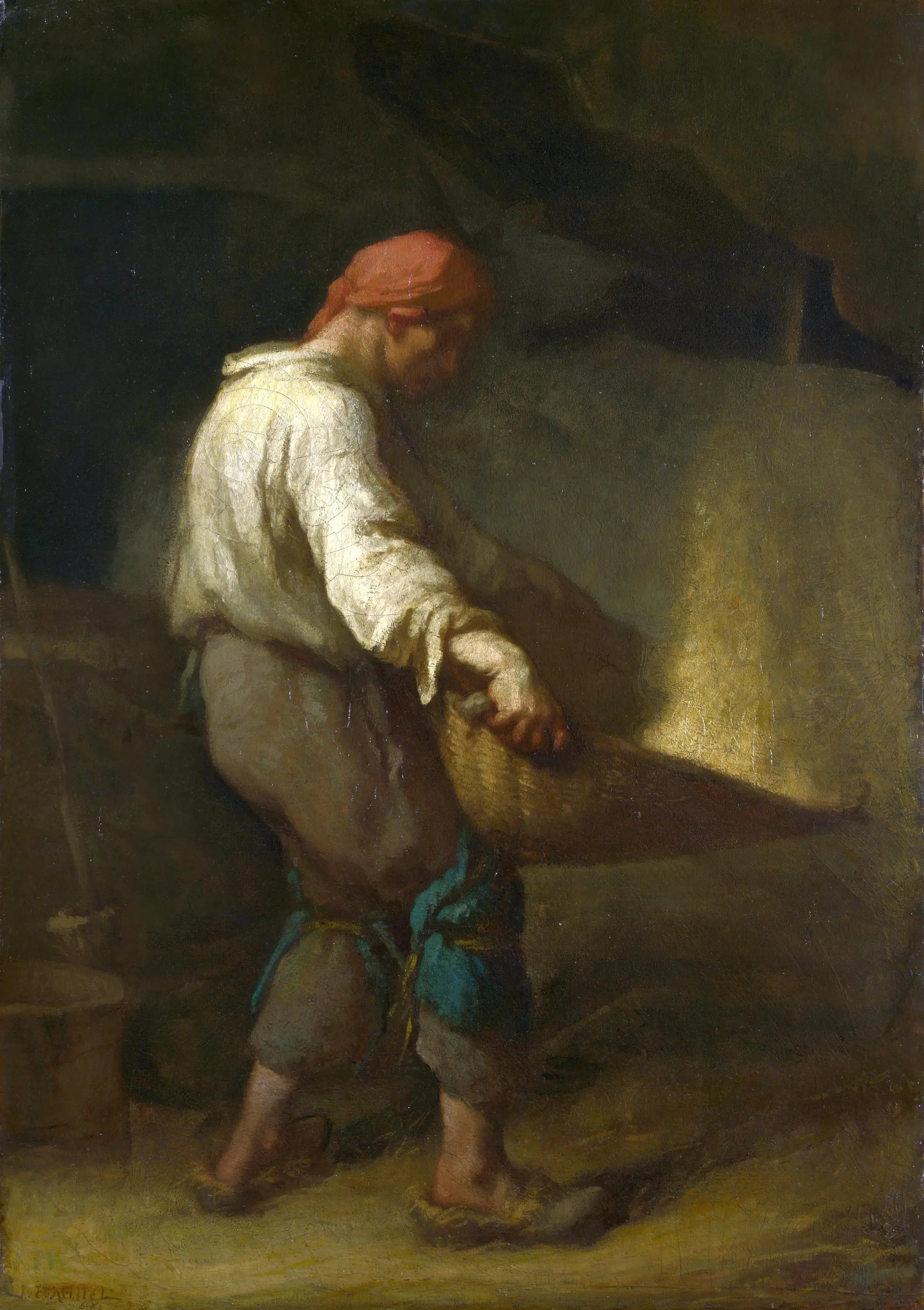 Un vanneur - Jean-François Millet - Alpha Reproduction