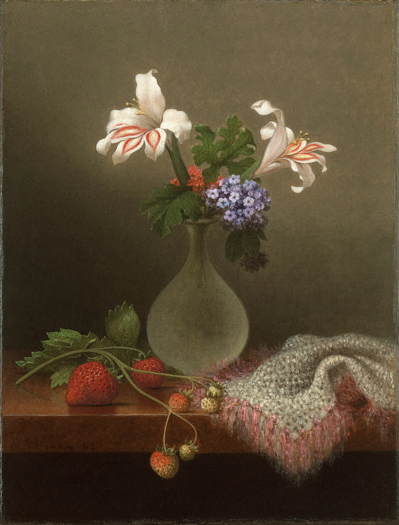 Buğday ve heliotrop vazosu - Martin Johnson Heade