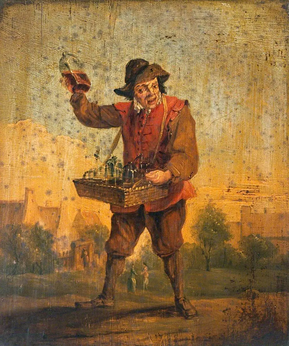 Un vendeur de médicaments - David Teniers le Jeune - Alpha Reproduction