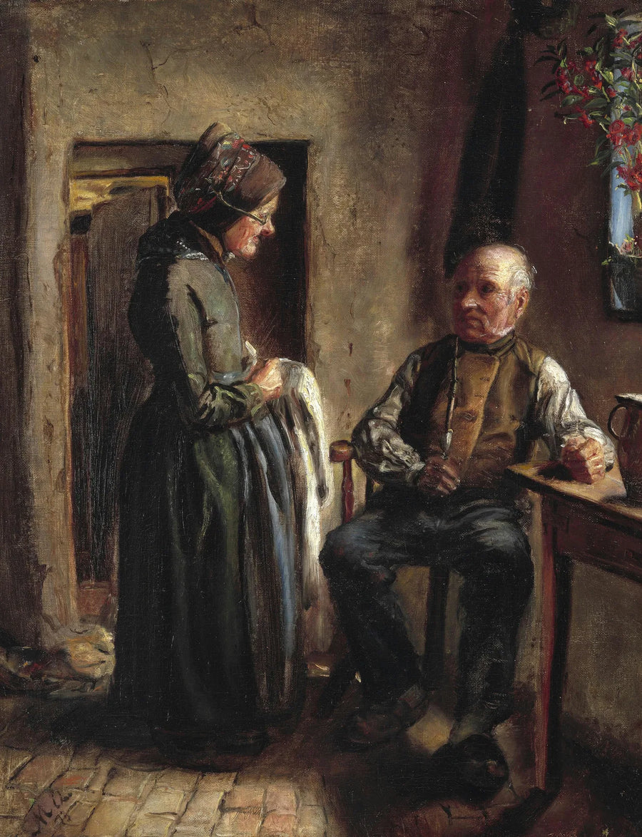 Eski bir çift. - Michael Peter Ancher