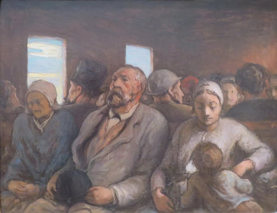 Üçüncü sınıf vagon - Honoré Daumier