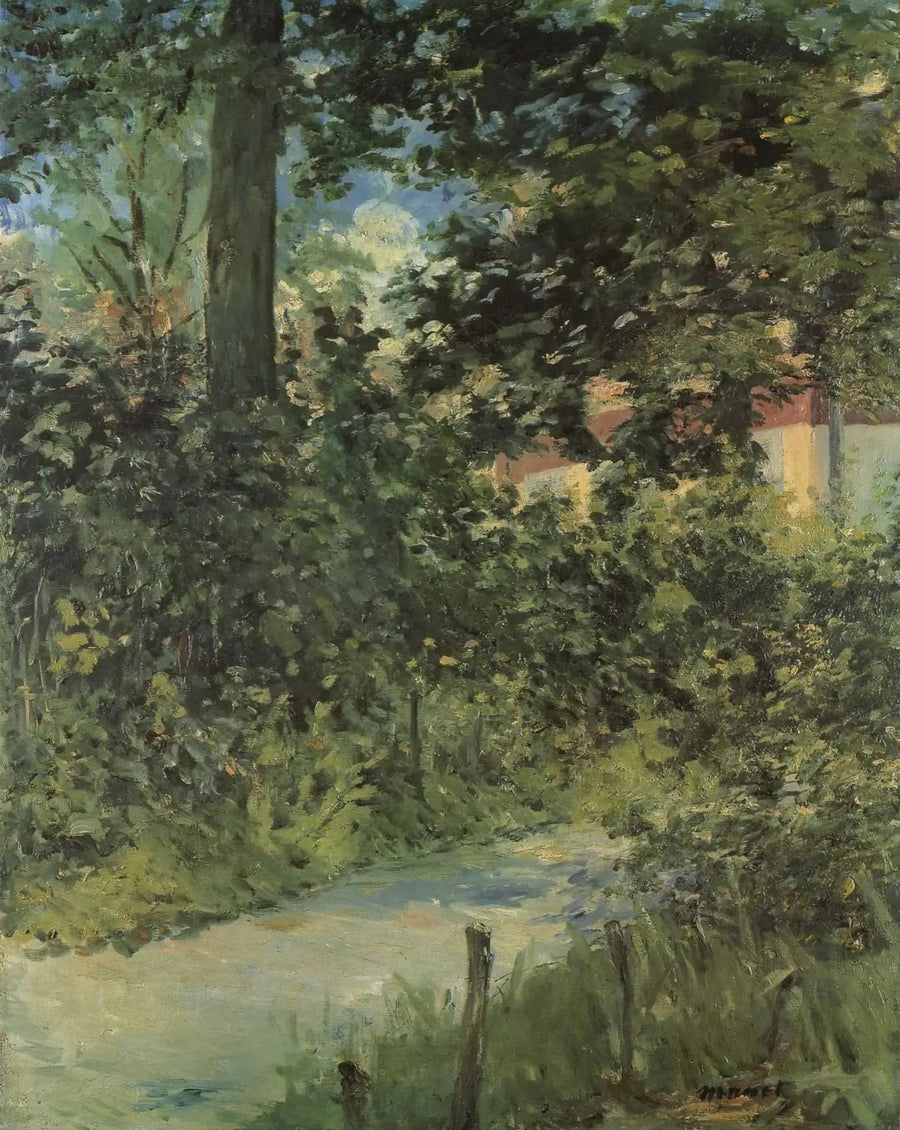 Rueil Bahçesi'nde Bir Yol - Édouard Manet
