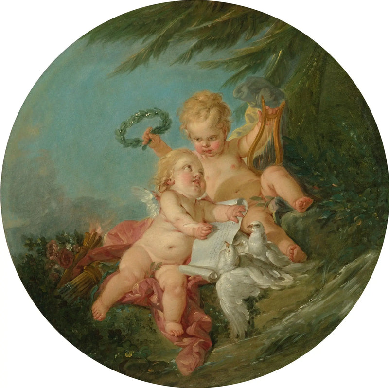 Şiirin Bir Alegorisi - François Boucher