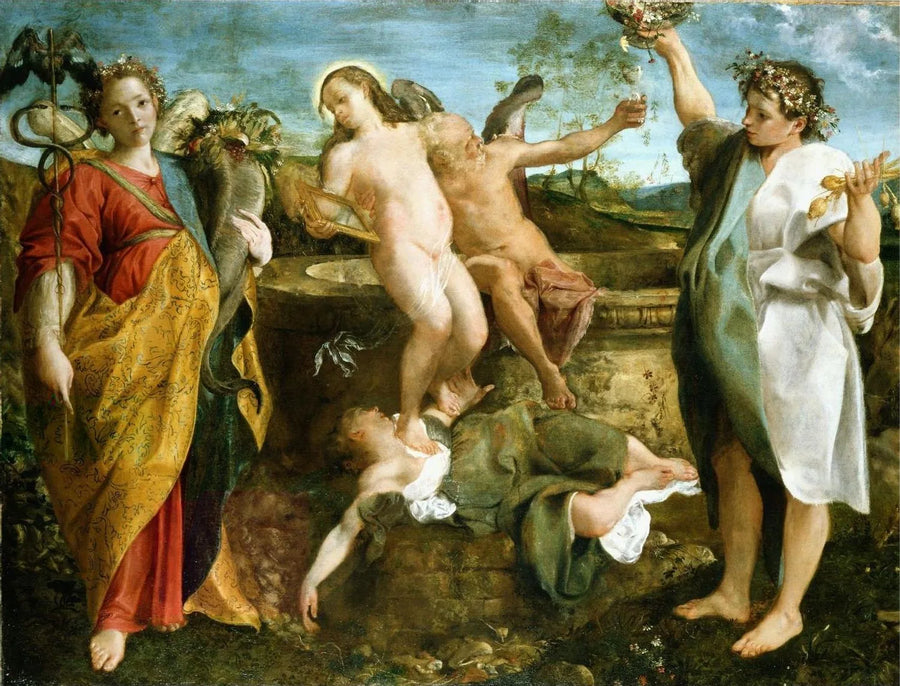 Gerçeklik ve Zaman Alegorisi - Annibale Carracci