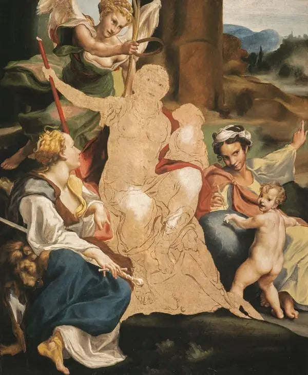 Erdemin Bir Alegorisi (Tamamlanmamış) - Antonio da Correggio