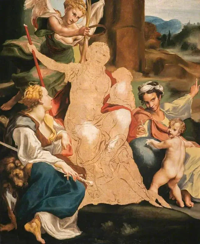 Erdemin Bir Alegorisi (Tamamlanmamış) - Antonio da Correggio