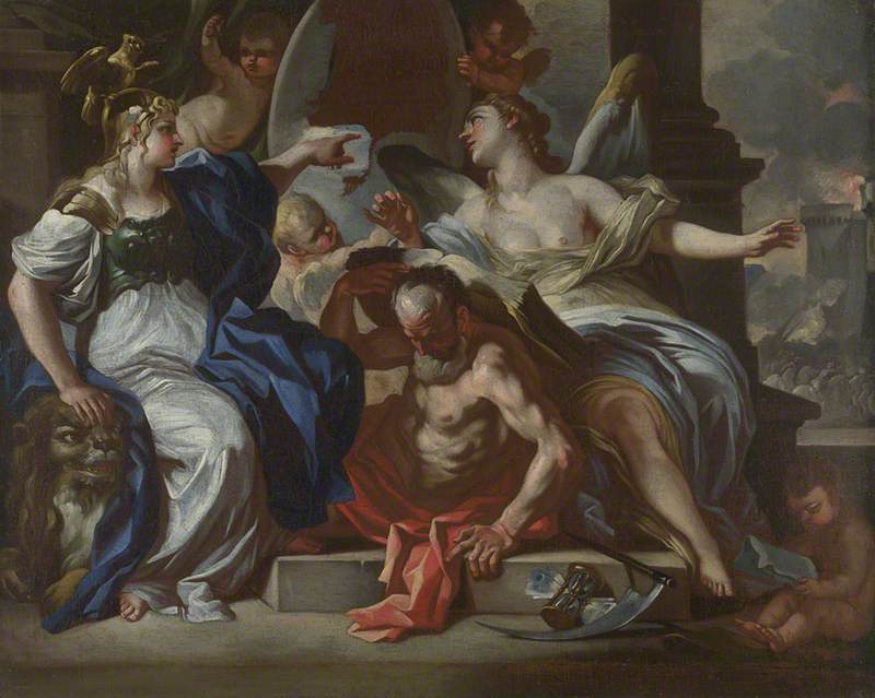 Louis XIV'ün Bir Alegorisi - Francesco Solimena
