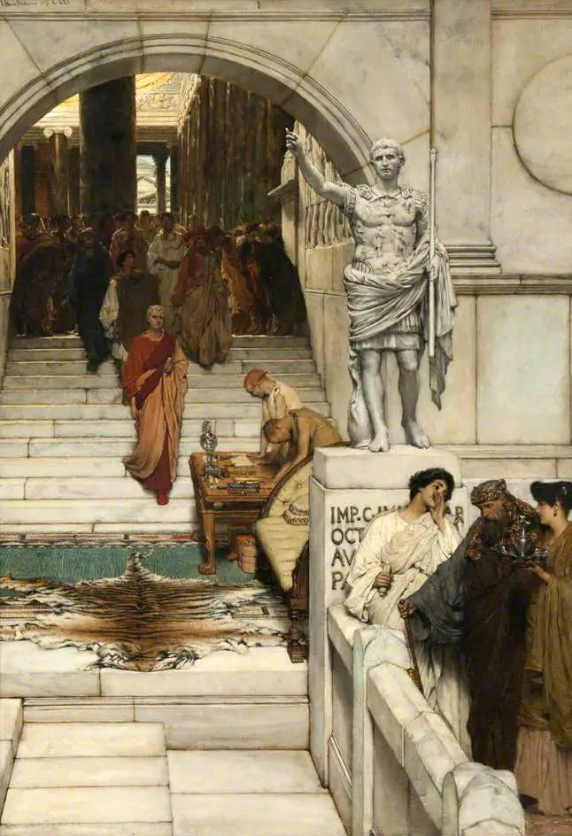 Agrippa'da Bir Duruş - Lawrence Alma-Tadema