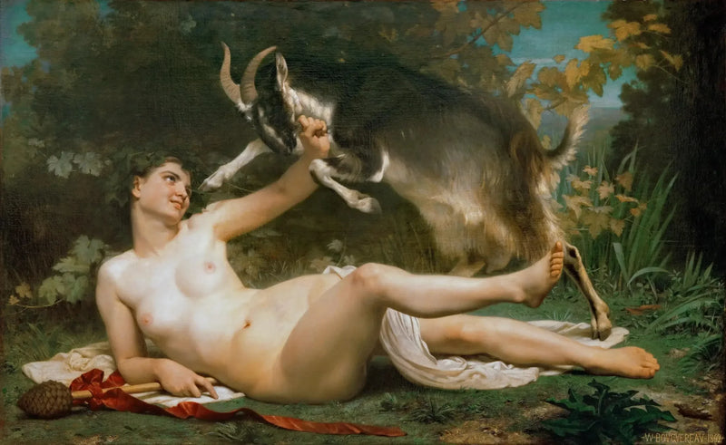 Bir bacchante - Bouguereau
