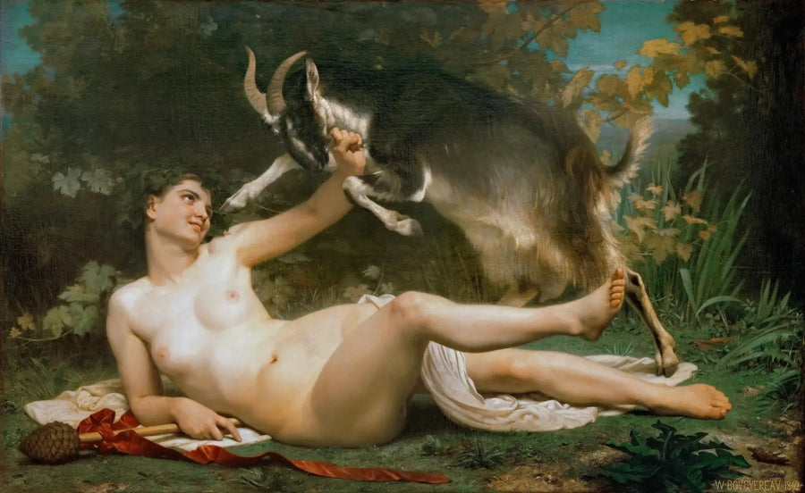 Bir bacchante - Bouguereau