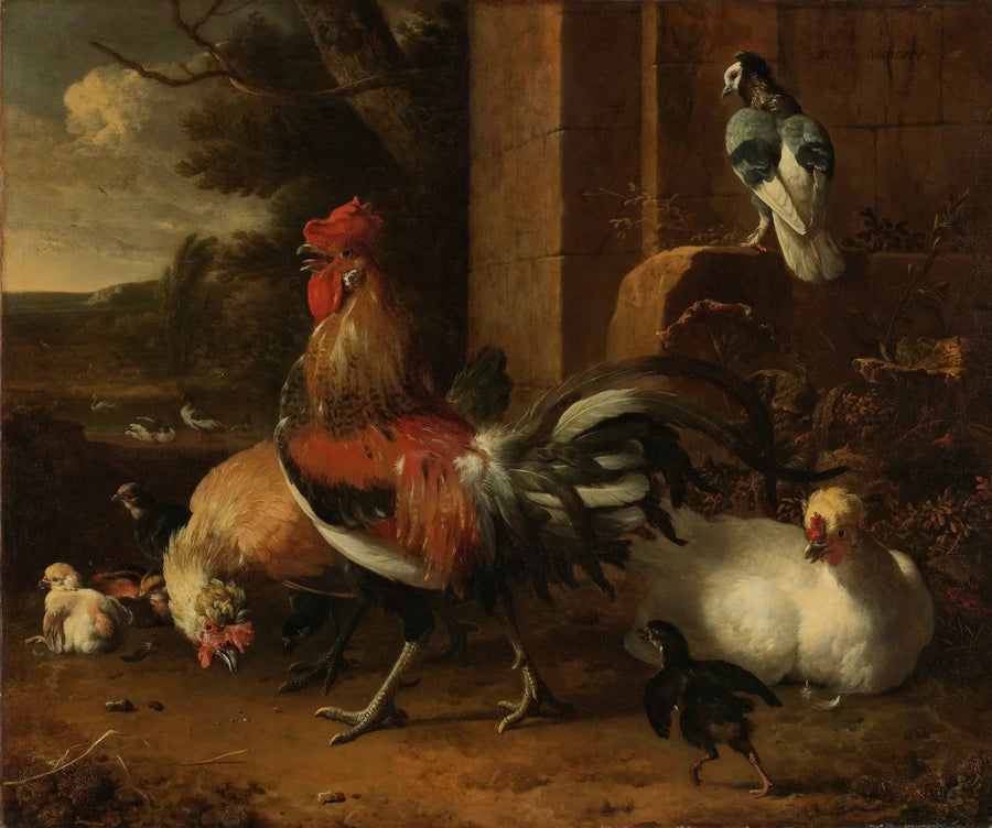 Bir kümes - Melchior de Hondecoeter