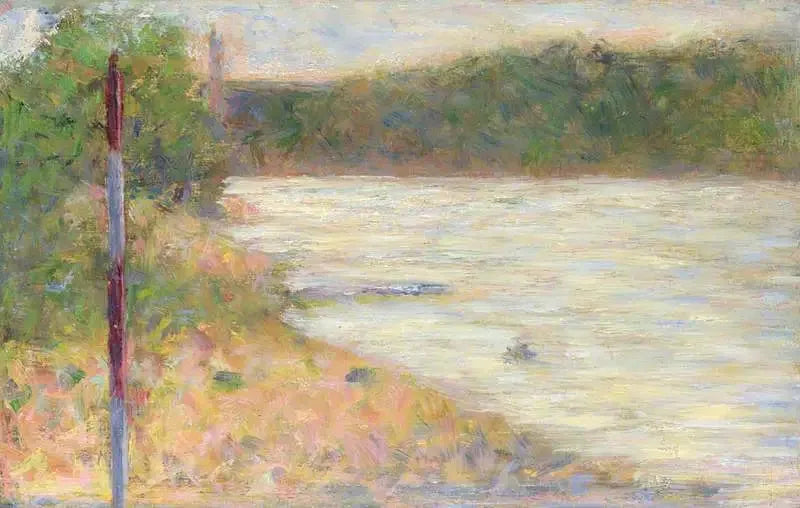 Bir kıyı (Seine Nehri Asnières'de) - Georges Seurat