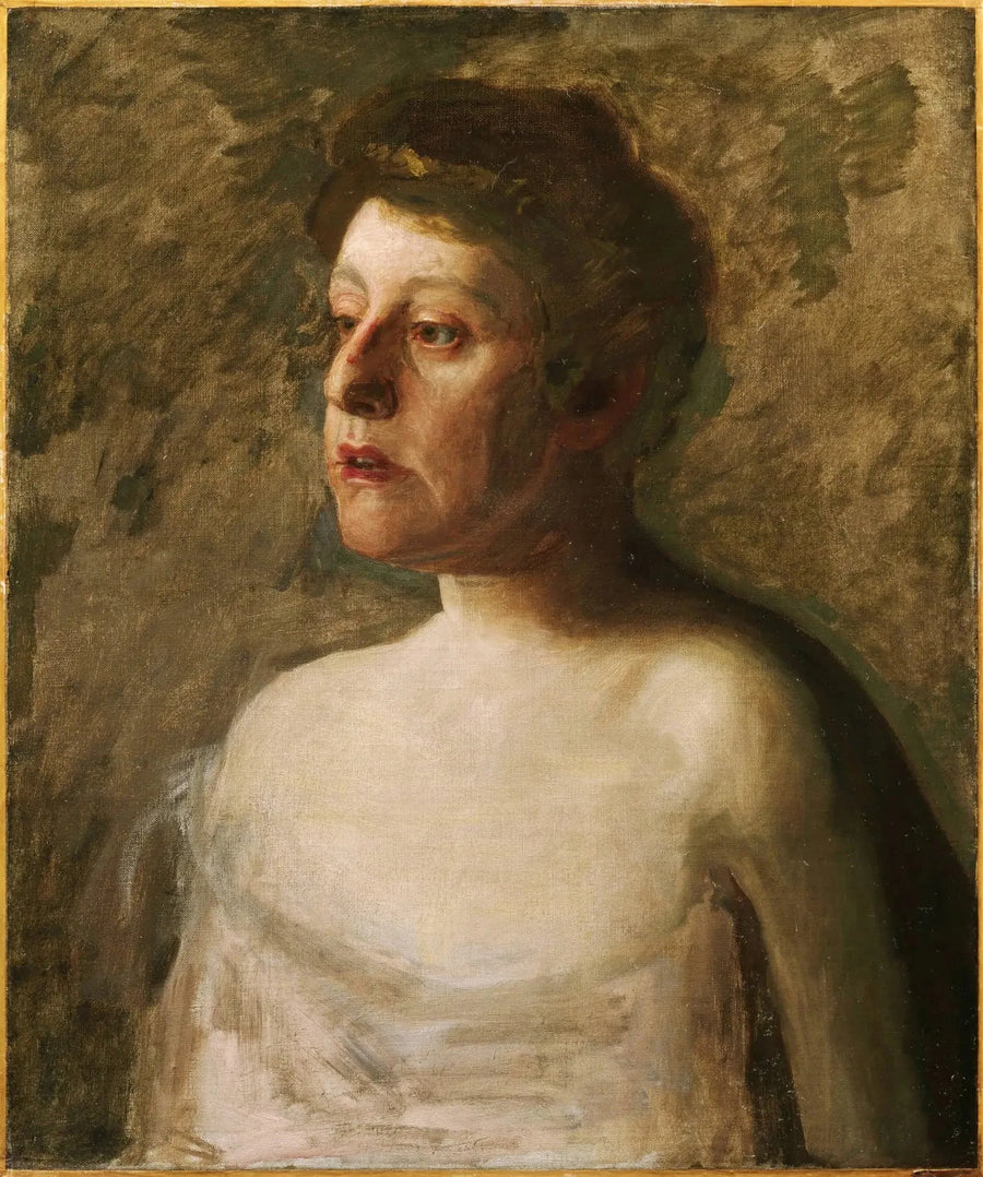 Bir şarkıcı (Mme W.H. Bowden) - Thomas Eakins