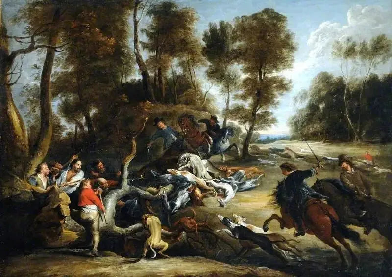 Bir Domuz Avı - Peter Paul Rubens